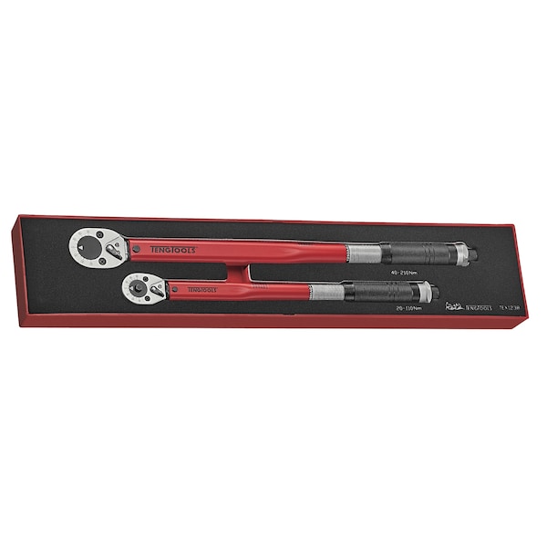 Torque Wrench Set 3/8 & 1/2" drive 2pcs in EVA Foam T